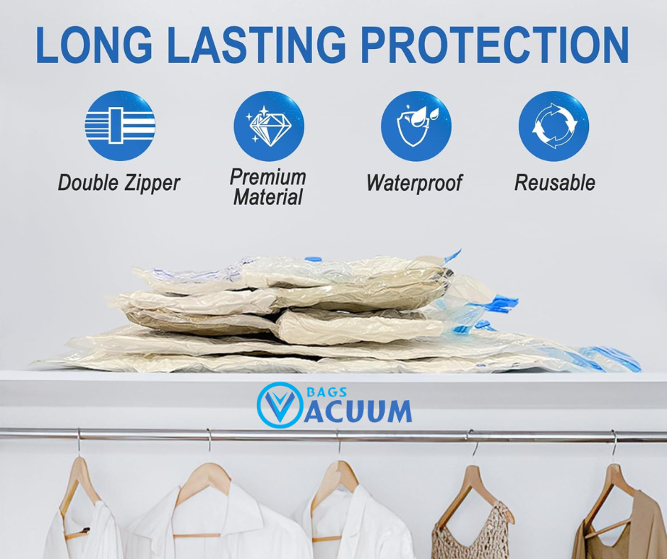 Vacuum Storage Bags – Space Saving & Reusable