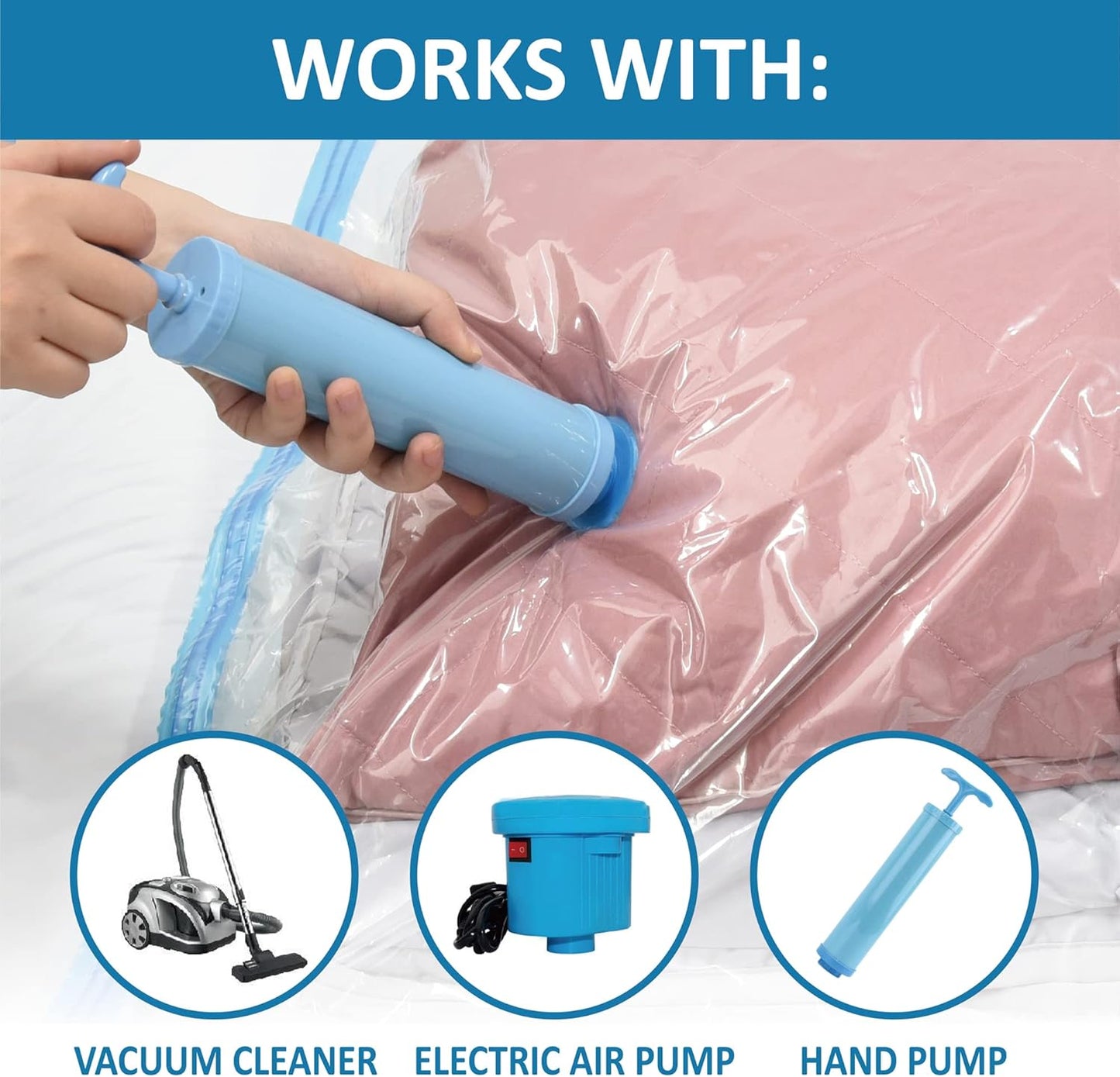 Vacuum Storage Bags – Space Saving & Reusable