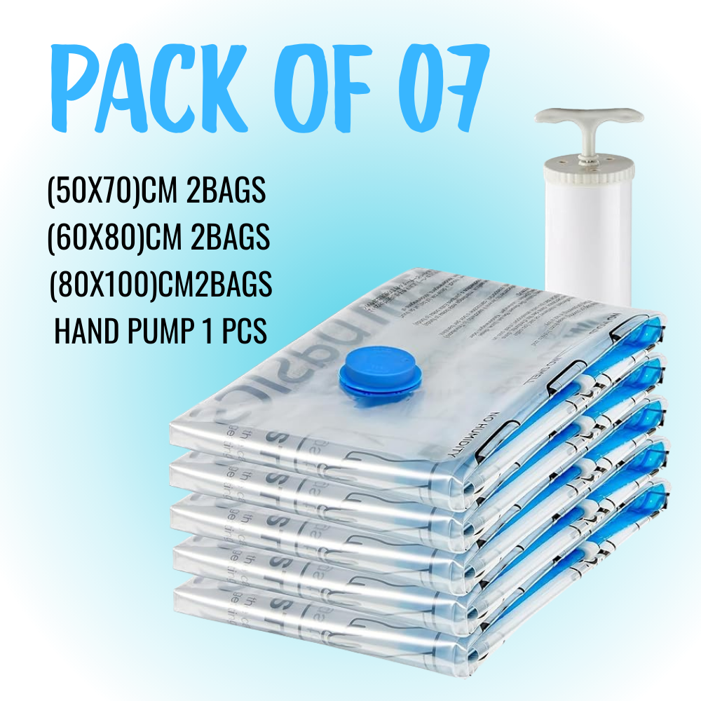 Vacuum Storage Bags – Space Saving & Reusable