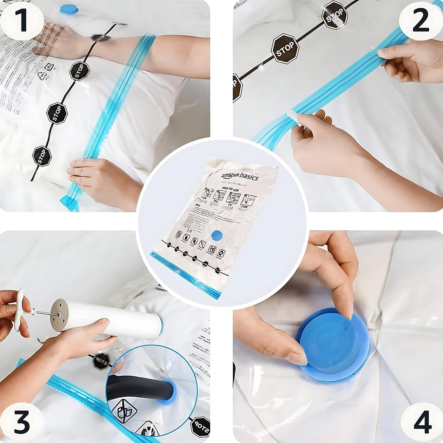 Vacuum Storage Bags – Space Saving & Reusable