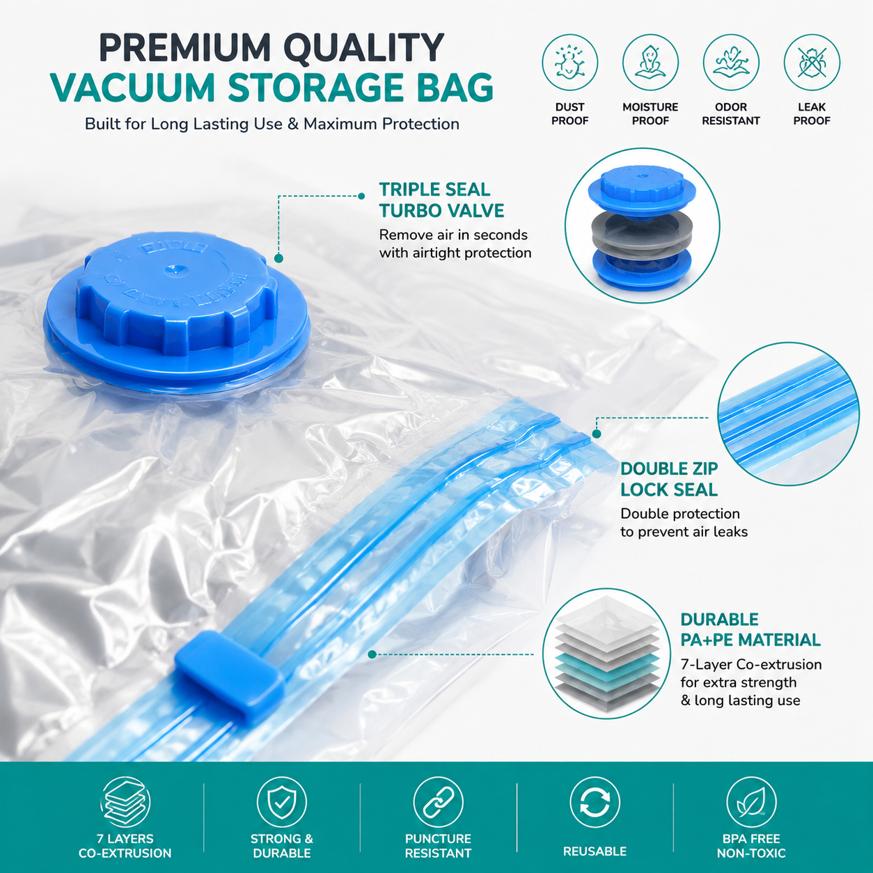Customize Your Vacuum Storage Bags Pack