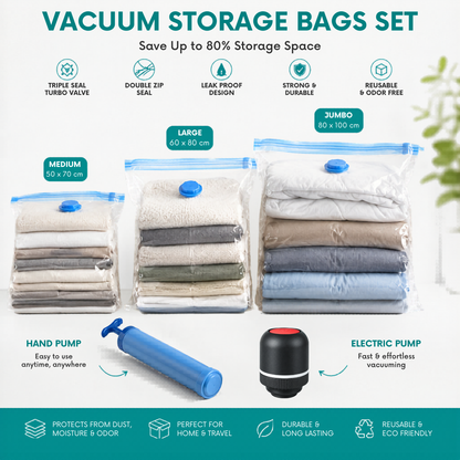 Customize Your Vacuum Storage Bags Pack